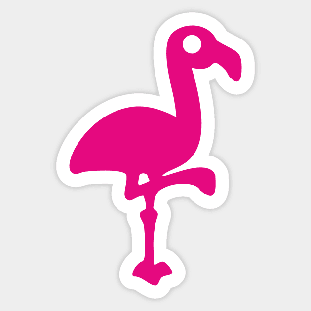 Flamingo - Pink Panic Sticker by XOOXOO